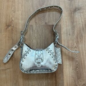 Urban Outfitters Silver Studded Purse